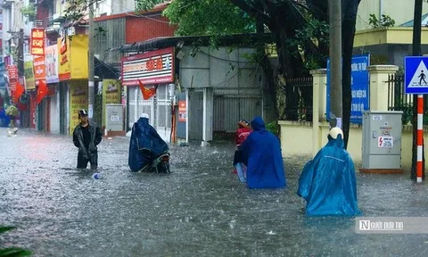 Mưa lớn diện rộng, cảnh báo lũ và sạt lở ở Bắc Bộ, Thanh Hóa và Nghệ An