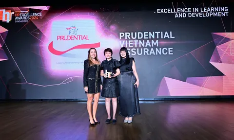 Prudential được vinh danh tại giải thưởng HR Excellence Awards 2024 Singapore