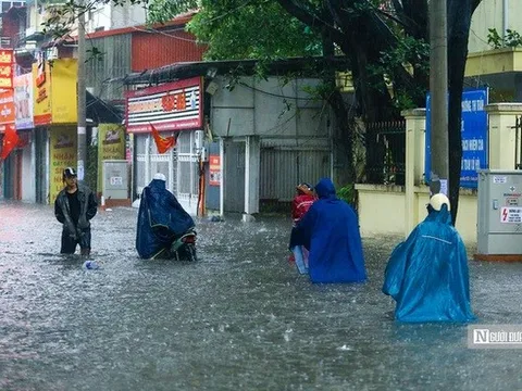 Mưa lớn diện rộng, cảnh báo lũ và sạt lở ở Bắc Bộ, Thanh Hóa và Nghệ An