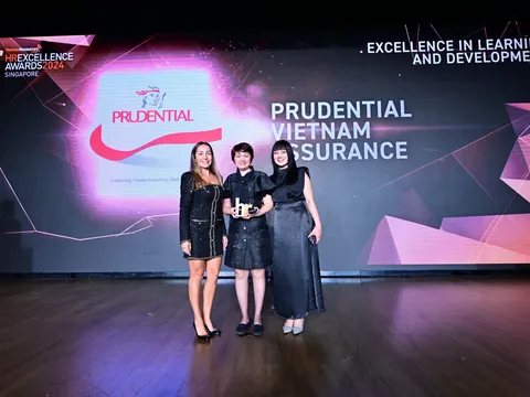 Prudential được vinh danh tại giải thưởng HR Excellence Awards 2024 Singapore