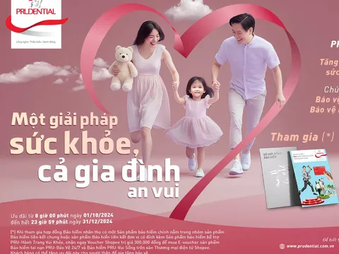 Prudential Việt Nam ra mắt chương trình “Một giải pháp sức khỏe, Cả gia đình an vui”
